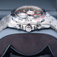 Tag Heuer Formula 1 Chronograph Grey Dial Silver Steel Strap Watch for Men - CAZ1114.BA0877