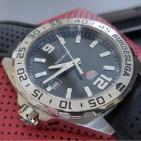 Tag Heuer Formula 1 Quartz Black Dial Black Rubber Strap Watch for Men -  WAZ1112.FT8023