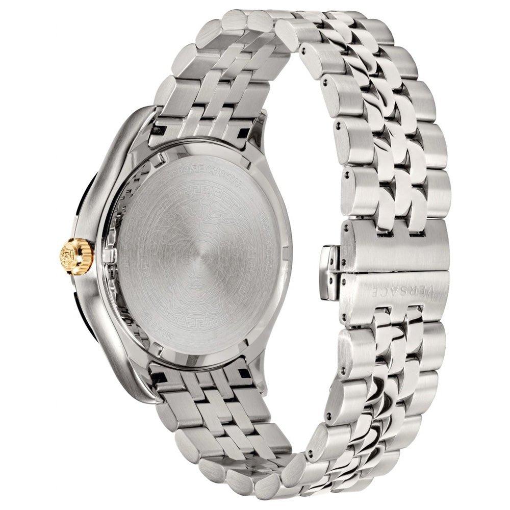Versace VEVK00420 Hellenyium Black Dial Men's Watch
