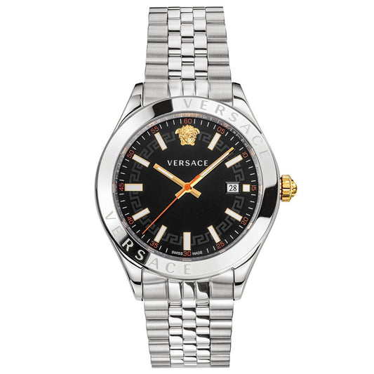 Versace VEVK00420 Hellenyium Black Dial Men's Watch