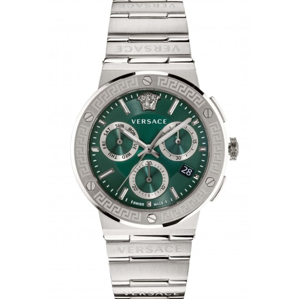 Versace VEZ900121 Greca Logo Chrono Luxury Men's Watch