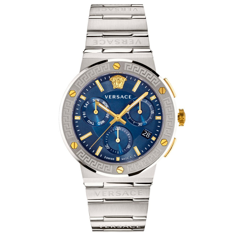 Versace VEZ900221 Greca Logo Chrono Luxury Men's Watch