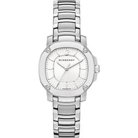 Burberry The Britain Silver Dial Silver Steel Strap Watch for Women - BBY1703