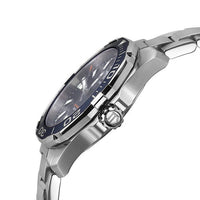 Tag Heuer Aquaracer Blue Dial Quartz Silver Steel Strap Watch for Men - WAY111C.BA0928