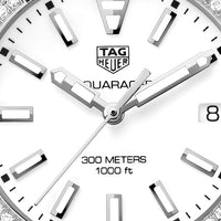 Tag Heuer Aquaracer Diamonds White Dial Two Tone Steel Strap Watch for Women - WAY131F.BA0914