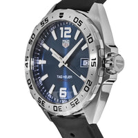 Tag Heuer Formula 1 Quartz Blue Dial Black Rubber Strap Watch for Men - WAZ1118.FT8023