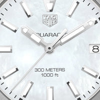 Tag Heuer Aquaracer Mother of Pearl Dial Silver Steel Strap Watch for Women - WBD131A.BA0748