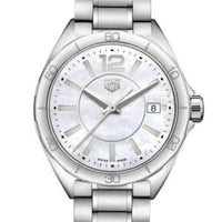 Tag Heuer Formula 1 Mother of Pearl White Dial Silver Steel Strap Watch for Women - WBJ1318.BA0666