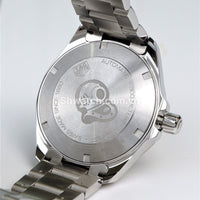 Tag Heuer Aquaracer Automatic White Dial Silver Steel Strap Watch for Men - WBD2111.BA0928